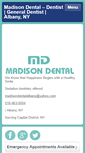 Mobile Screenshot of madisondentalalbany.com